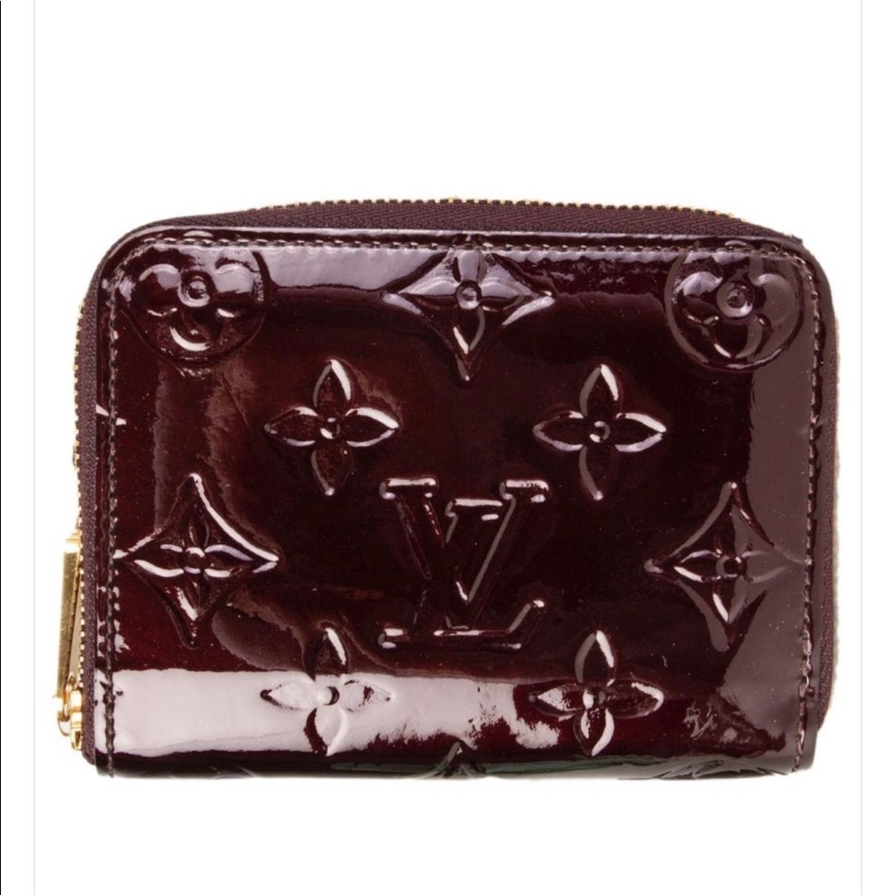 louis vuitton amarante vernis coin purse